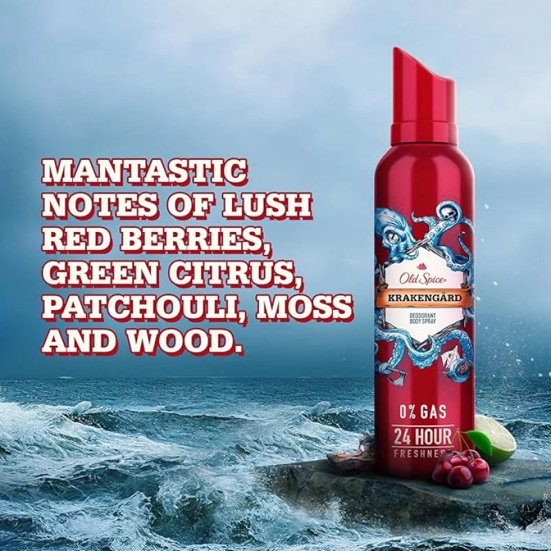 Old Spice Body Spray Krakengard 140ml