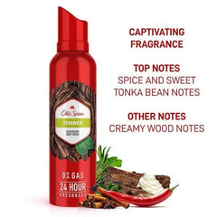 Old Spice Body Spray Timber 140ml