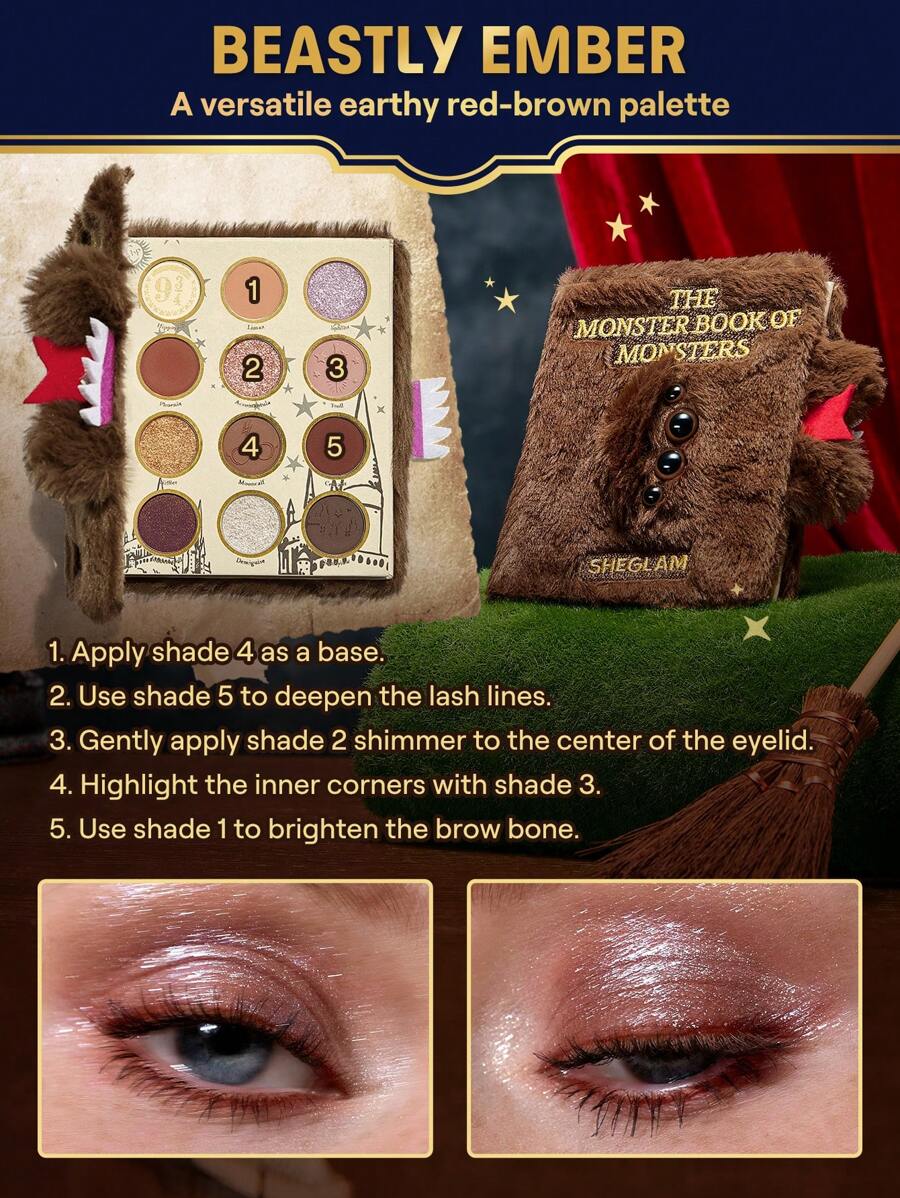 sheglam monster book of monsters palette