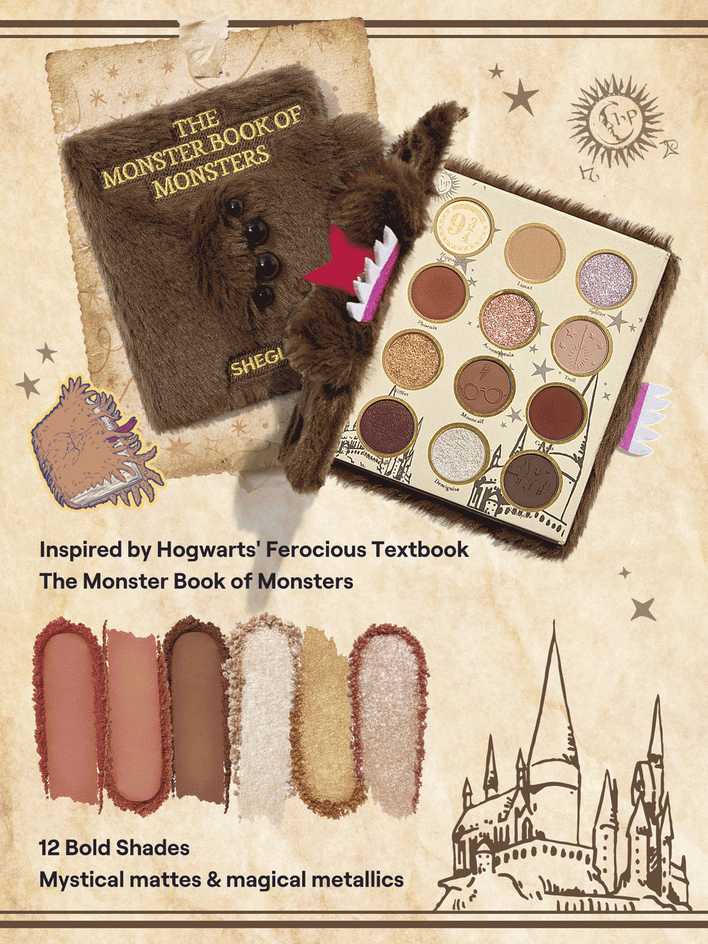 sheglam monster book of monsters palette