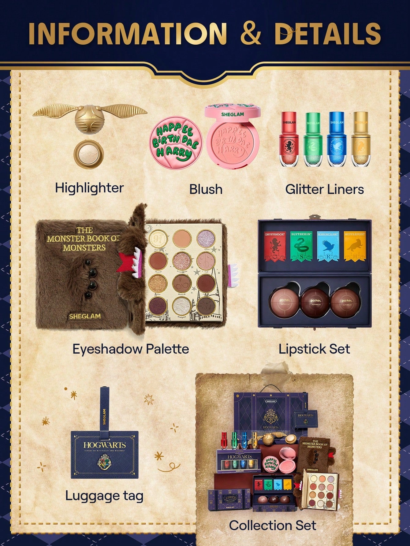 Sheglam Harry Potter Full Collection Set