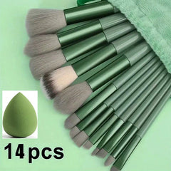 Shein 13 Piece Makeup Brush Set With Sponge