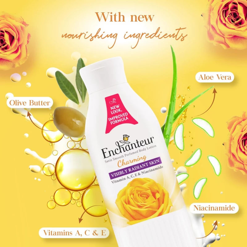 Enchanteur Body Lotion Muster Silk Charming 250 ml