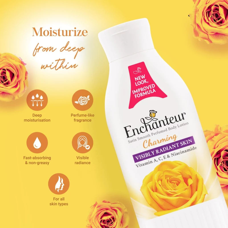 Enchanteur Body Lotion Muster Silk Charming 250 ml