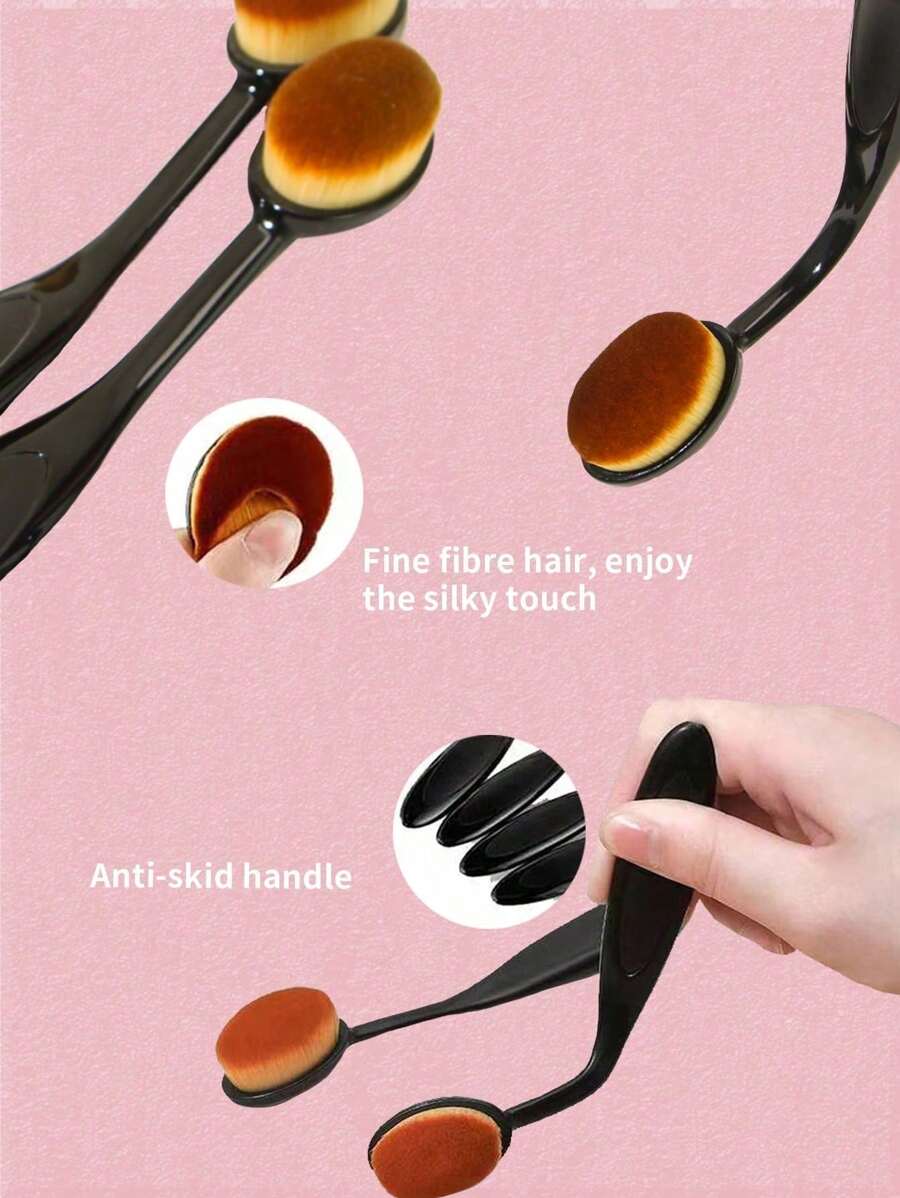 Shein 13 pcs makeup brush set + brush + 2 sponges