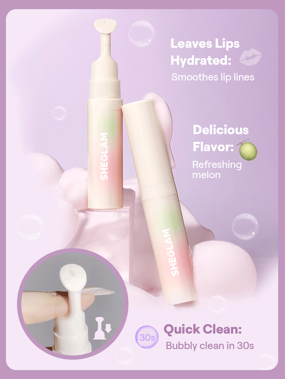 SHEGLAM Bubble Buff Lip Scrub