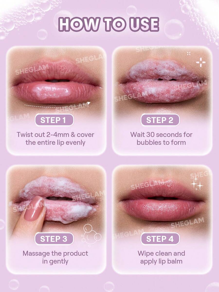 SHEGLAM Bubble Buff Lip Scrub