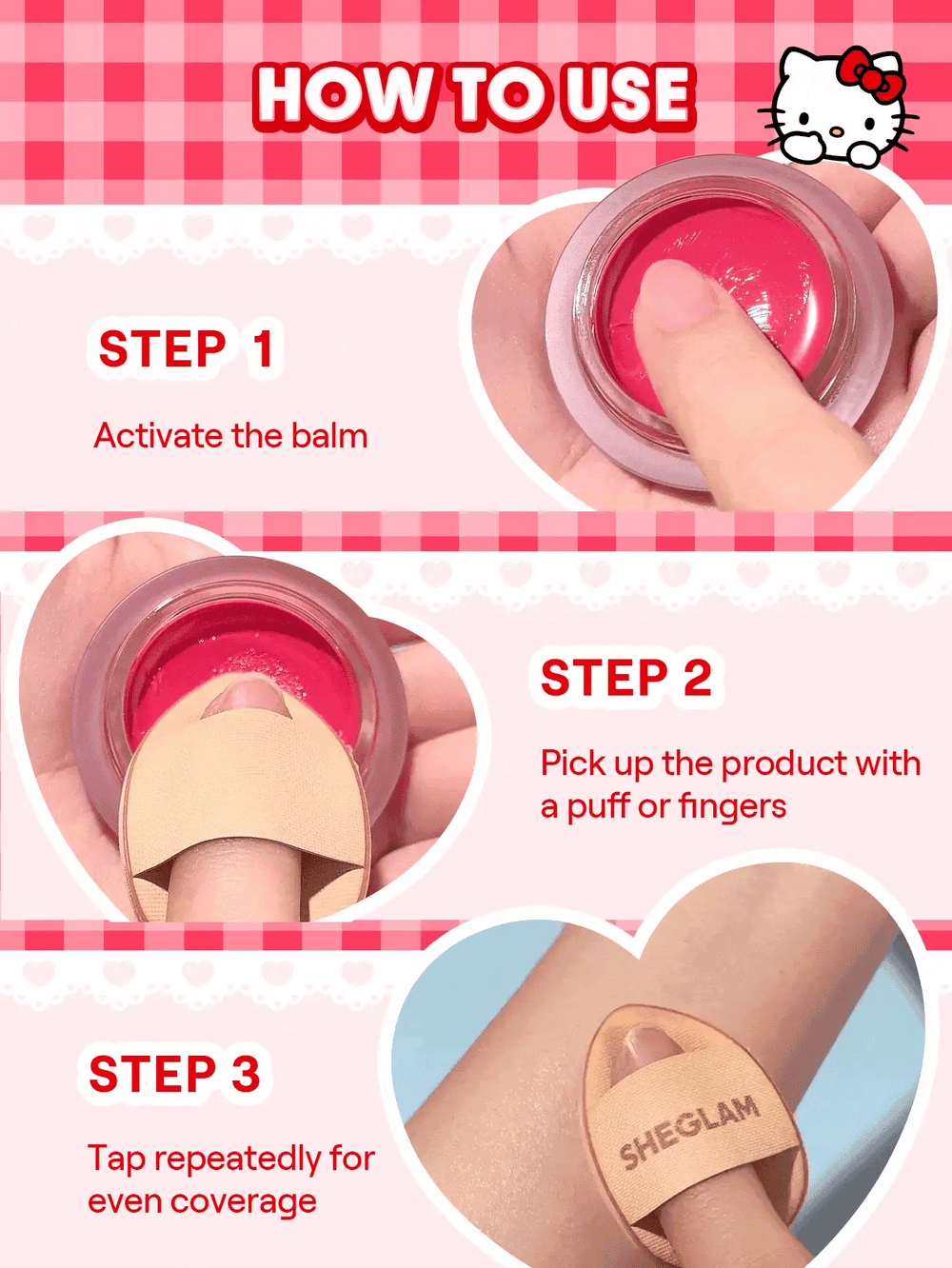 Sheglam Hello Kitty True Love Dewy Multi Use Balm