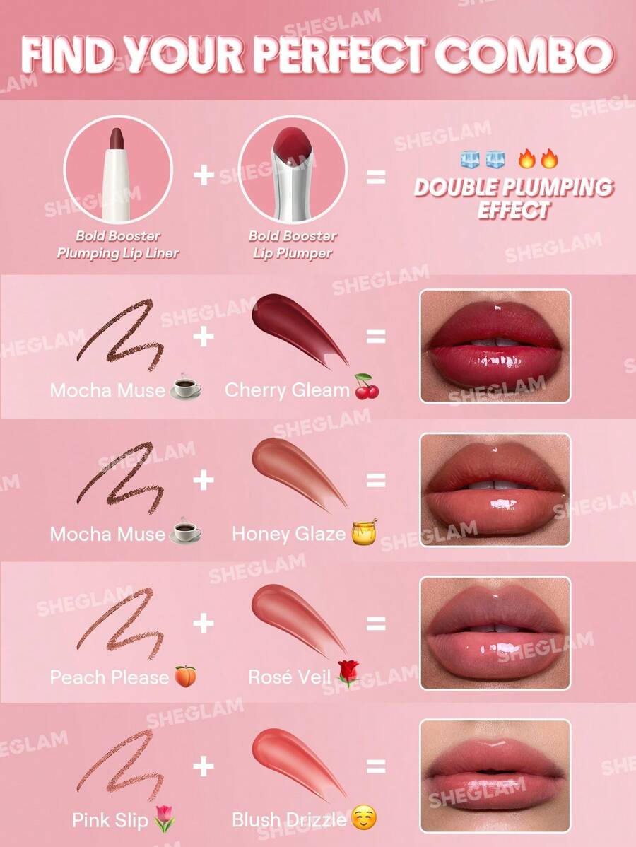 SHEGLAM Bold Booster Plumping Lip Liner