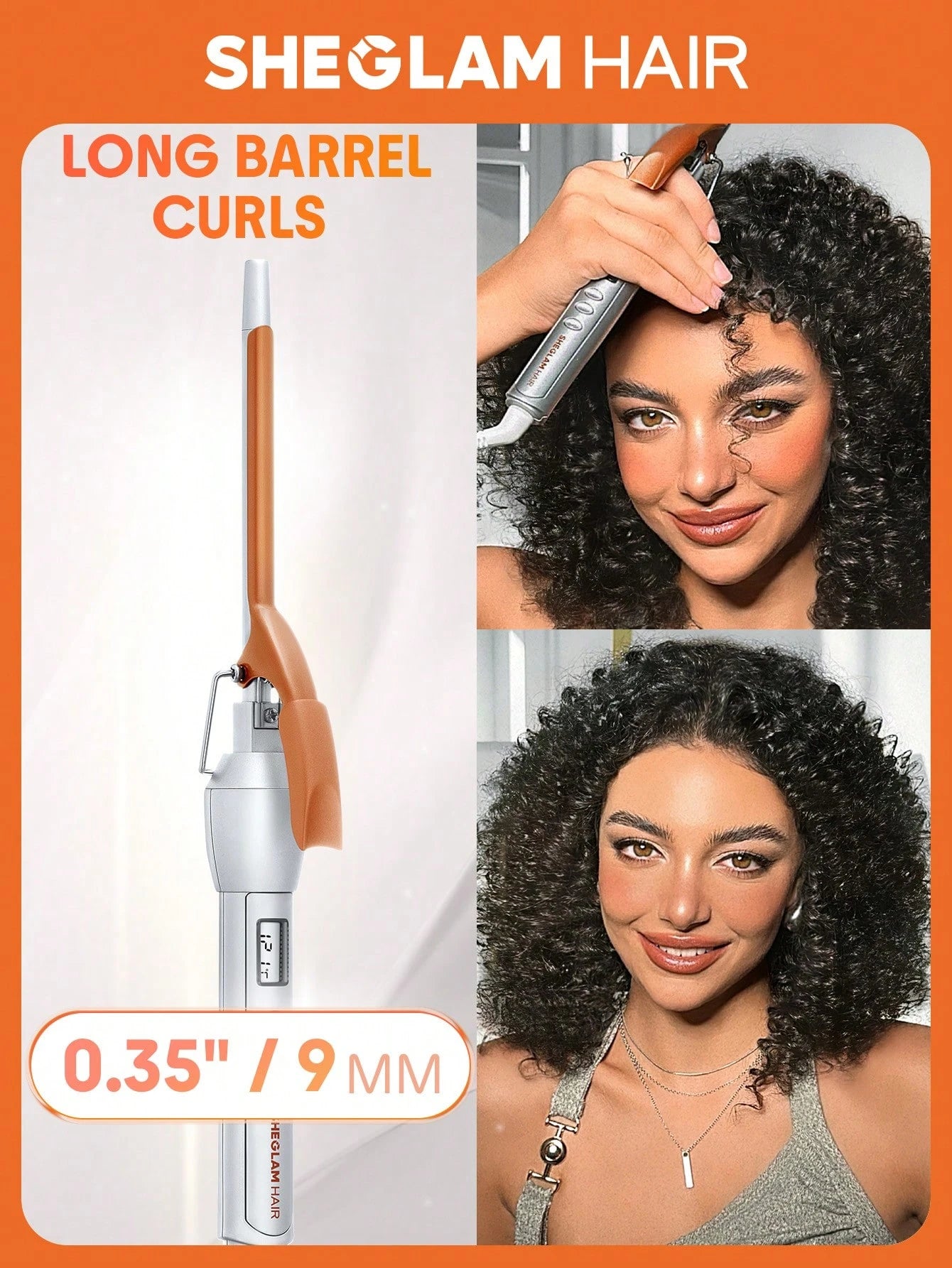 Sheglam Hair it curl curling iron 9mm