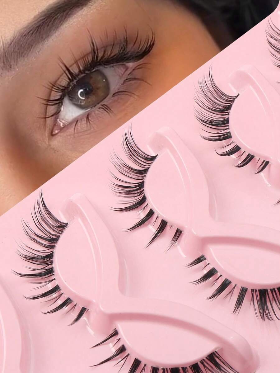Shein 5 Pairs Cat Eye Lashes 3D Eyelashes