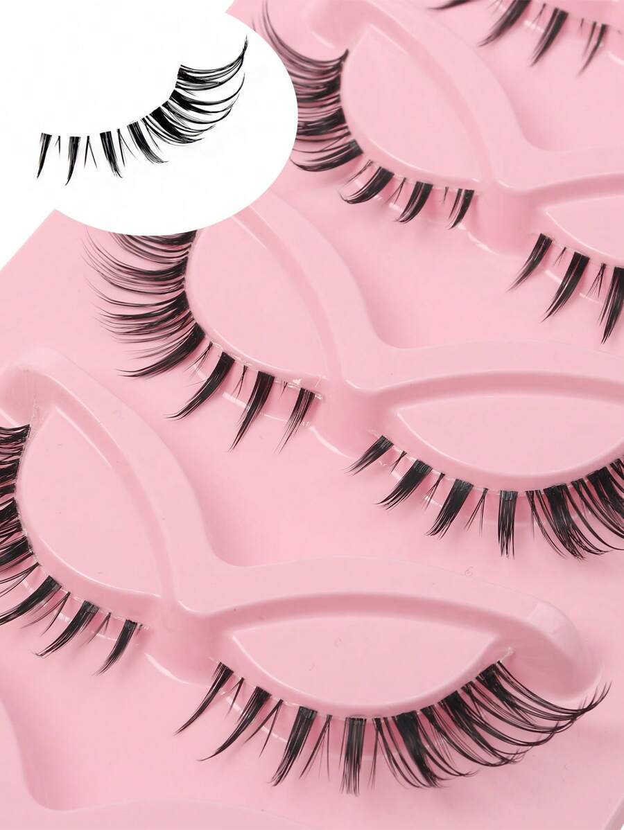 Shein 5 Pairs Cat Eye Lashes 3D Eyelashes