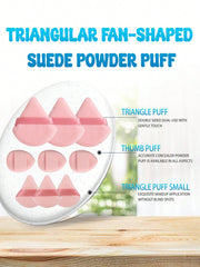 Shein 16 Large Makeup Sponge Set With Bag Pink
