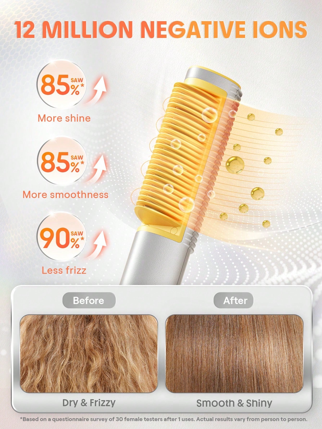 Sheglam Hair SLeek Chic 3D Thermal Straightening Brush