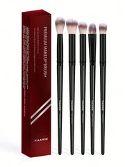 Maange 5Pcs Permium Makeup Brush Black