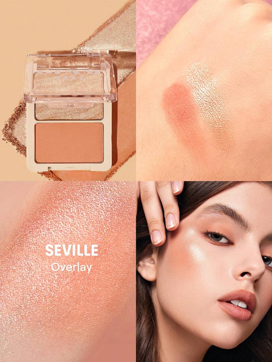Sheglam Glam 101 Hybrid Highlighter and Blush Duo