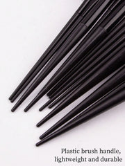 Shein piece makeup brush set Black 13pes