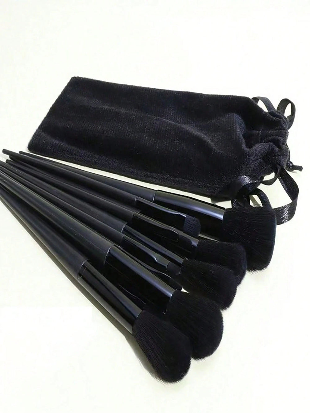 Shein piece makeup brush set Black 13pes