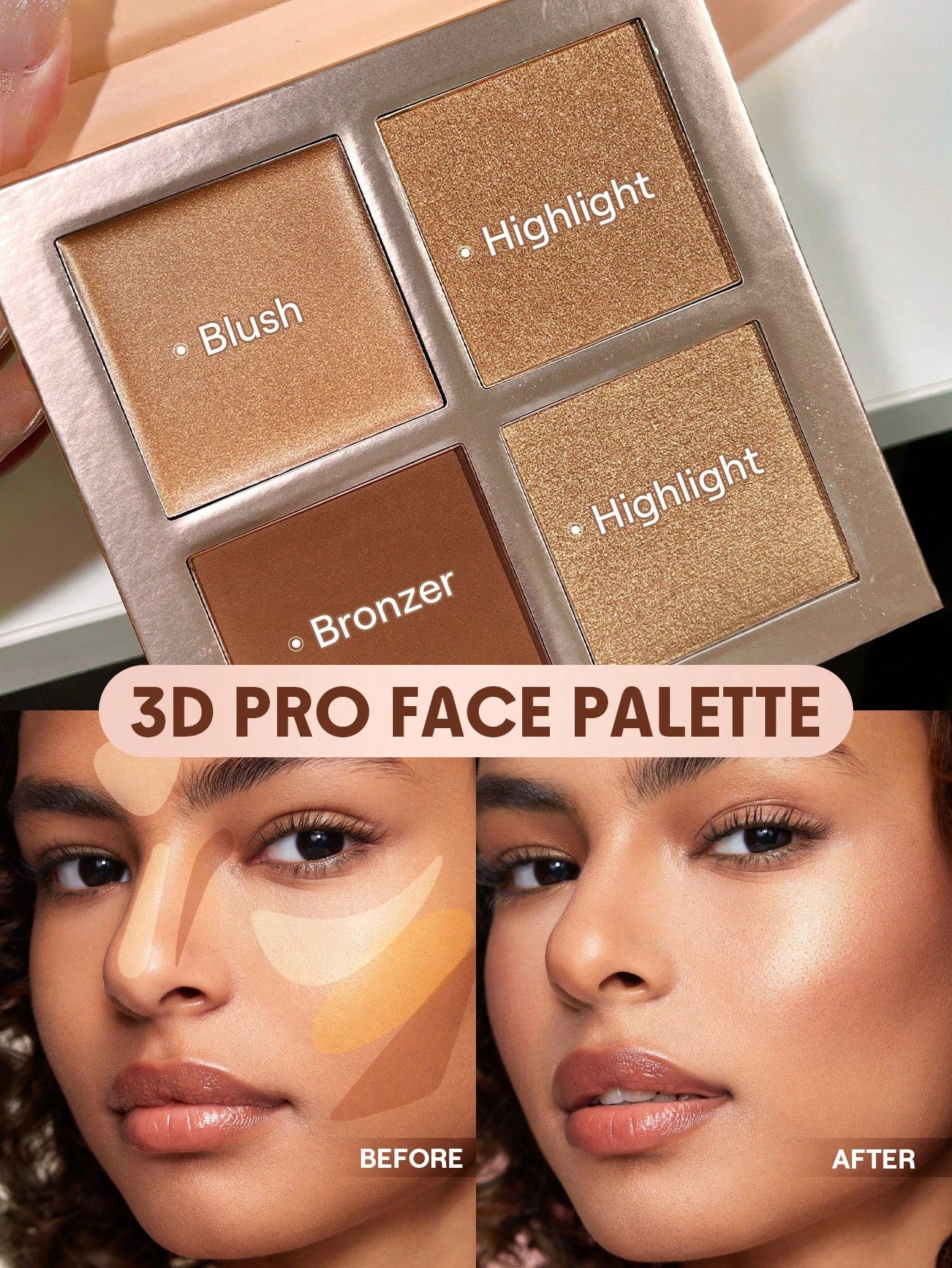 Sheglam Eyeshadow 3D Pro Face Palette 