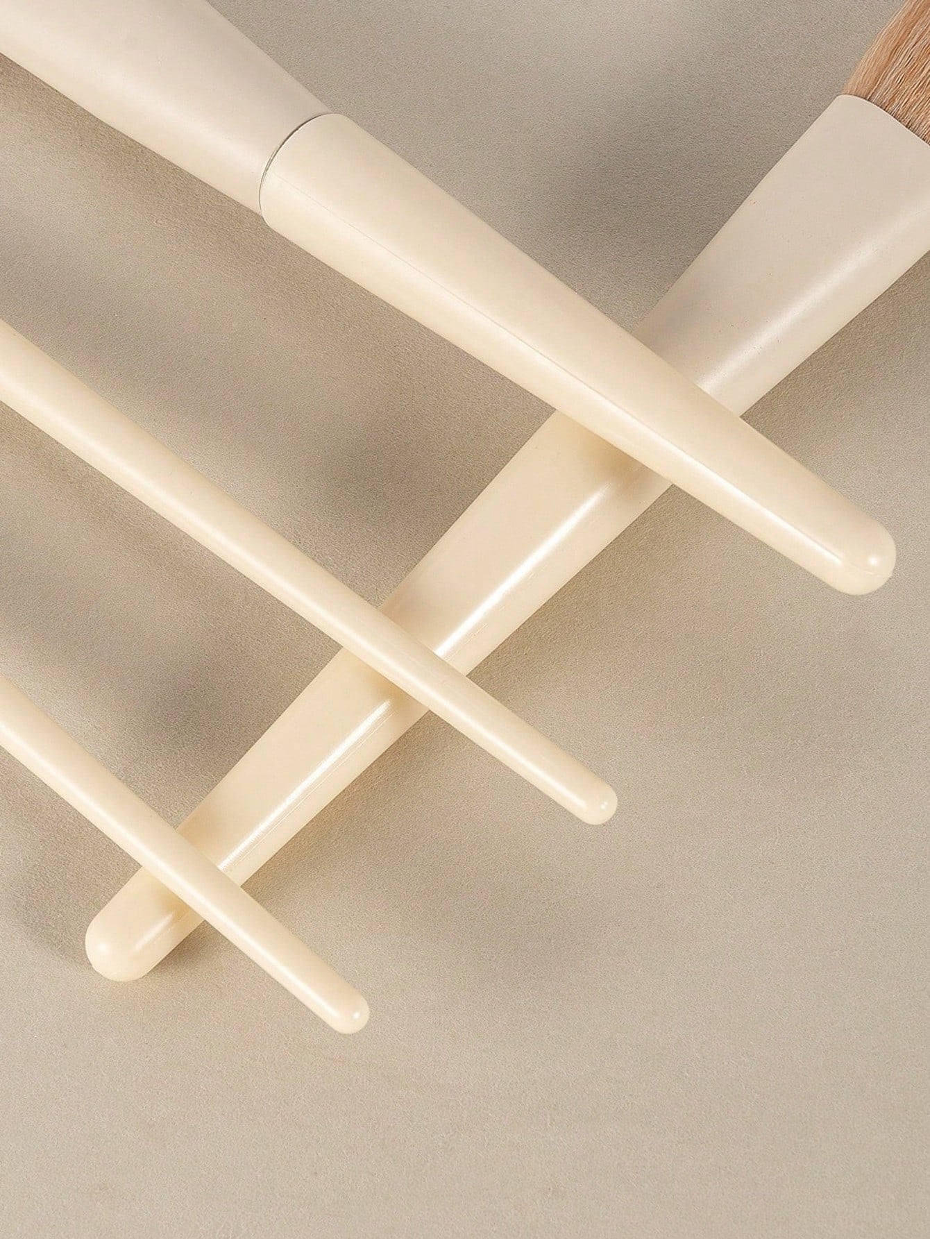 Shein 10Pcs Makeup Brush Beige