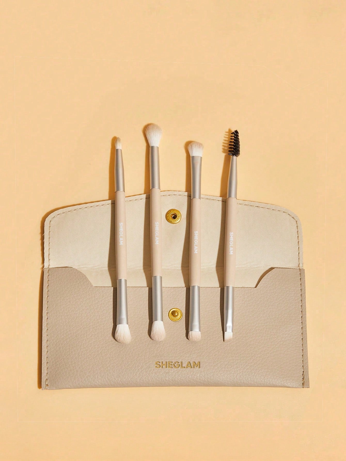 Sheglam Glam 101 Eye Essentials Makeup Brush Set 4Pcs