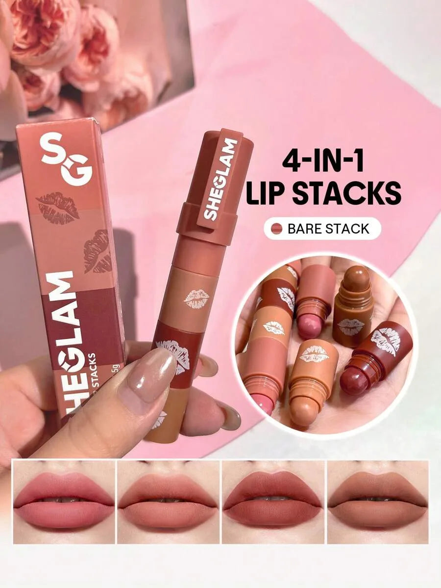 Sheglam Mega Lip Stacks 4in1