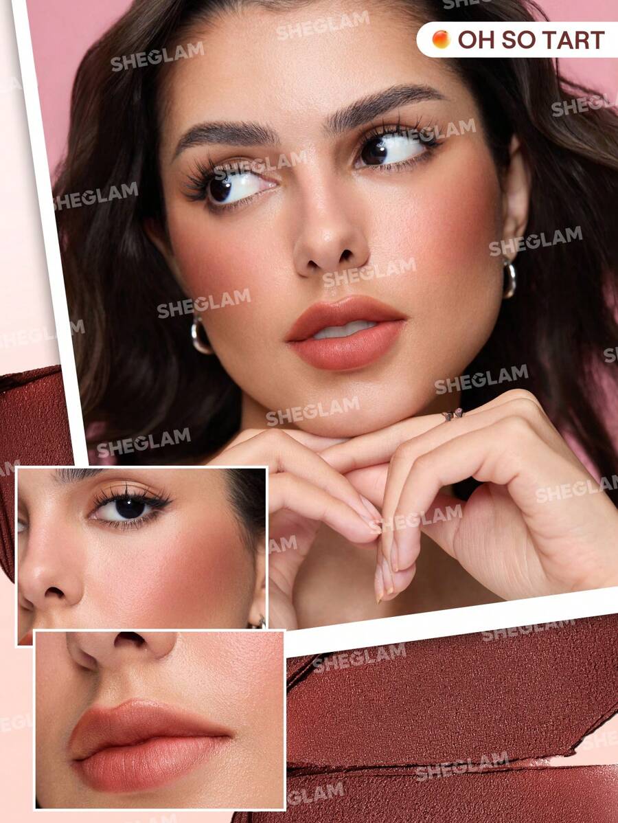 SHEGLAM Very Cherry Cheek and Lip Cream Stack