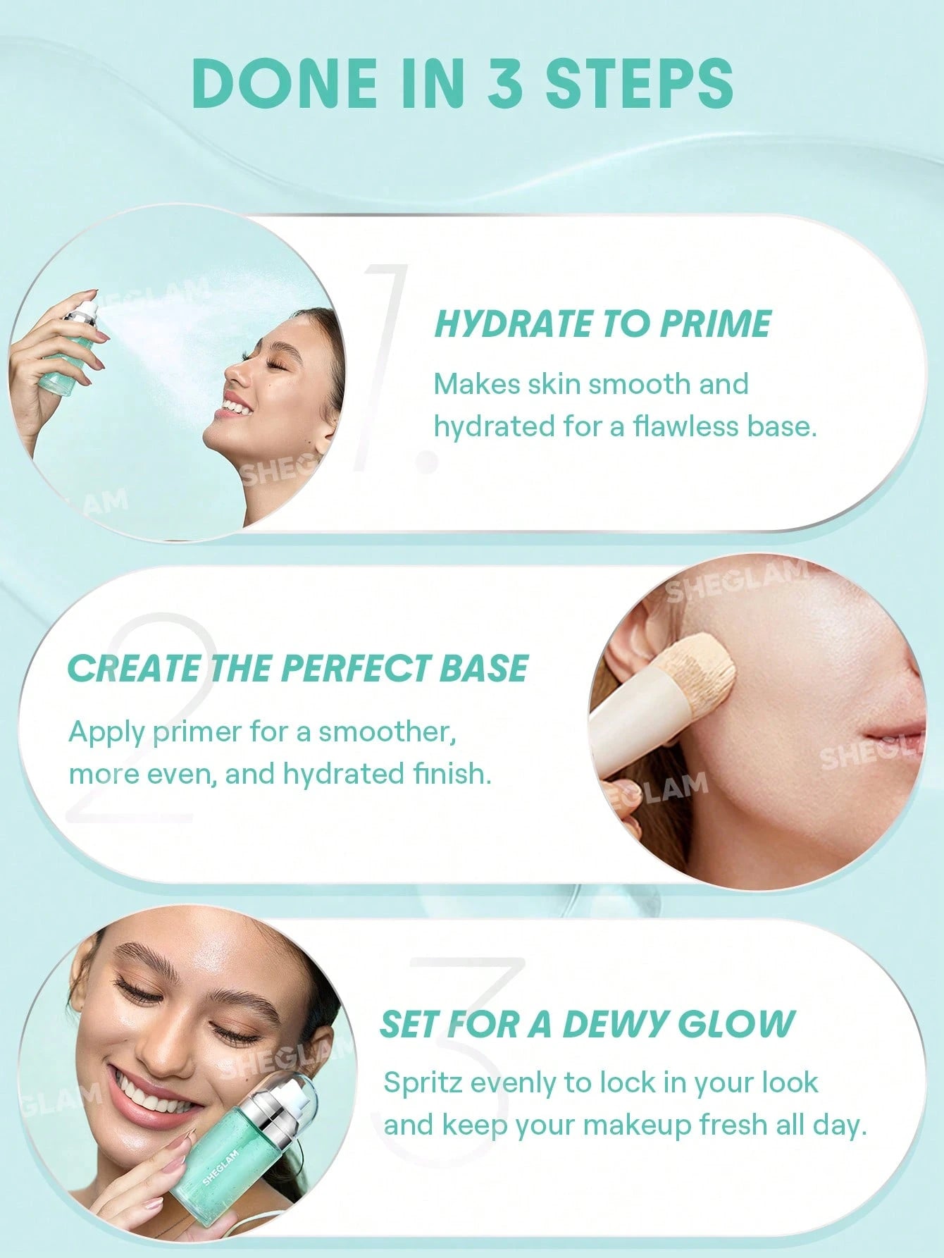 Sheglam Good Grip Hydrating Prime and Set Spray