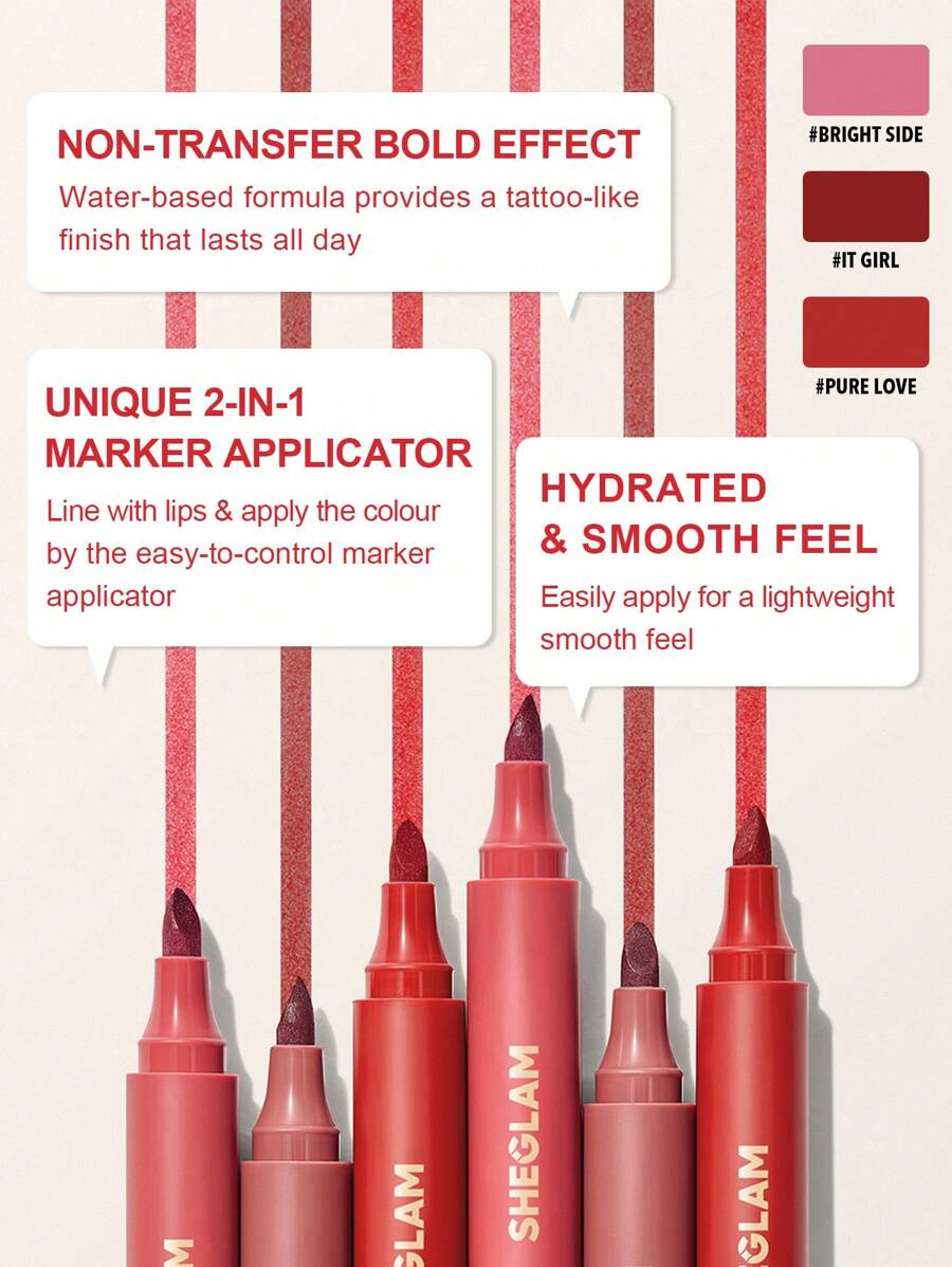 Sheglam Lip Liner - Love Stay Tint Marker