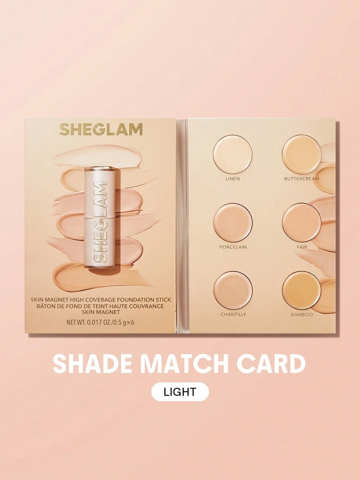 Sheglam Skin Magnet High Coverage Foundation Stick Sample