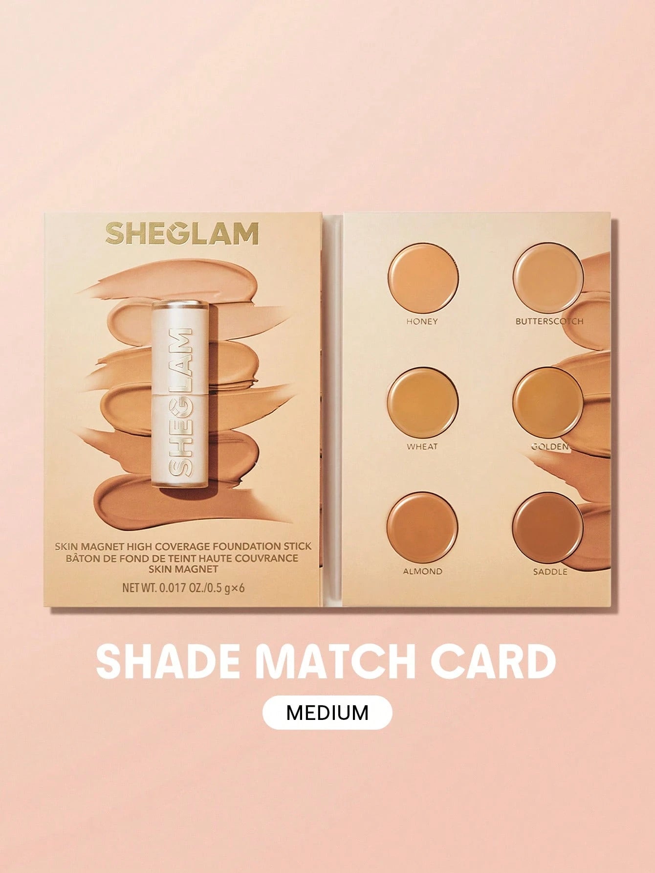 Sheglam Skin Magnet High Coverage Foundation Stick Sample
