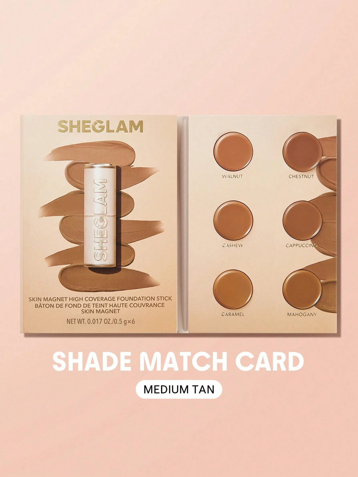 Sheglam Skin Magnet High Coverage Foundation Stick Sample