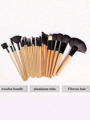 Shein 24Pcs Professional Makeup Brushes Set With Bag