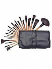 Shein 24 Pcs Makeup Brush beige Set with bag