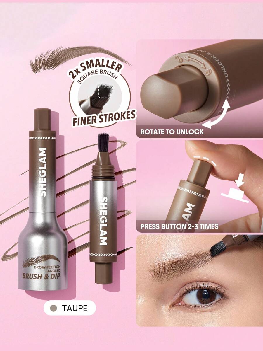 SHEGLAM Brow-Fection Angled Brush & Dip