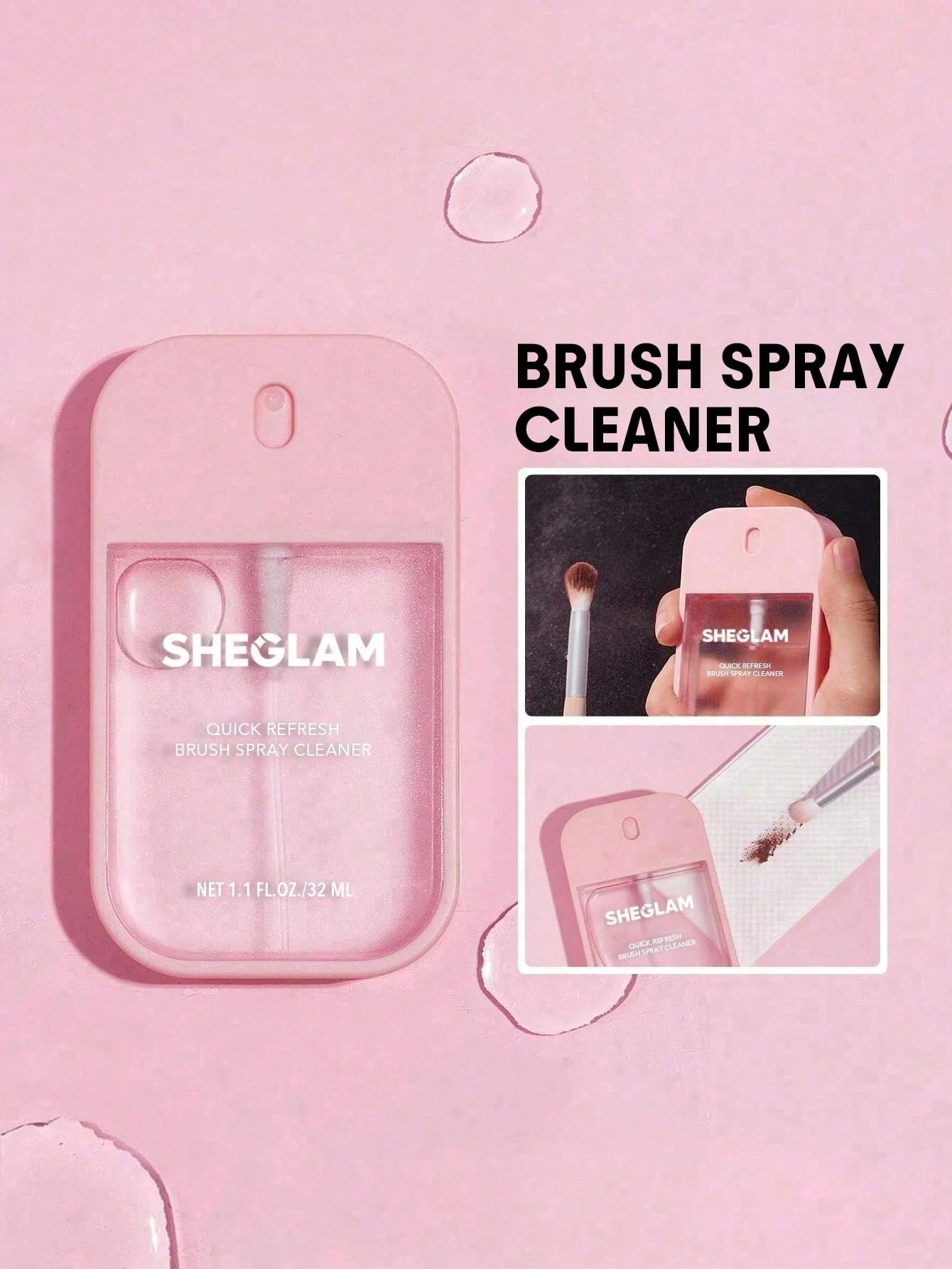 Sheglam Quick Refresh Brush Spray Cleaner