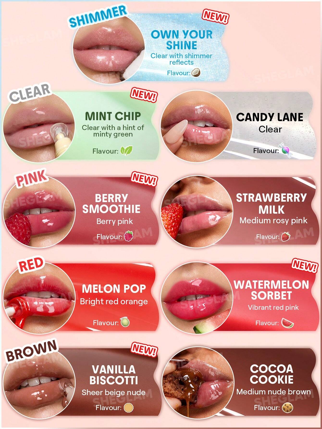 Sheglam Crystal Glaze Moisturizer and Lip Gloss
