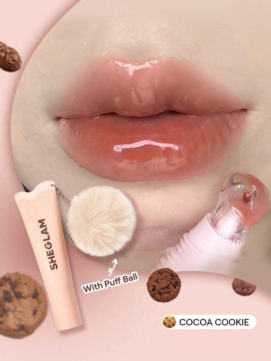 Sheglam Crystal Glaze Moisturizing Lip Care with keychain