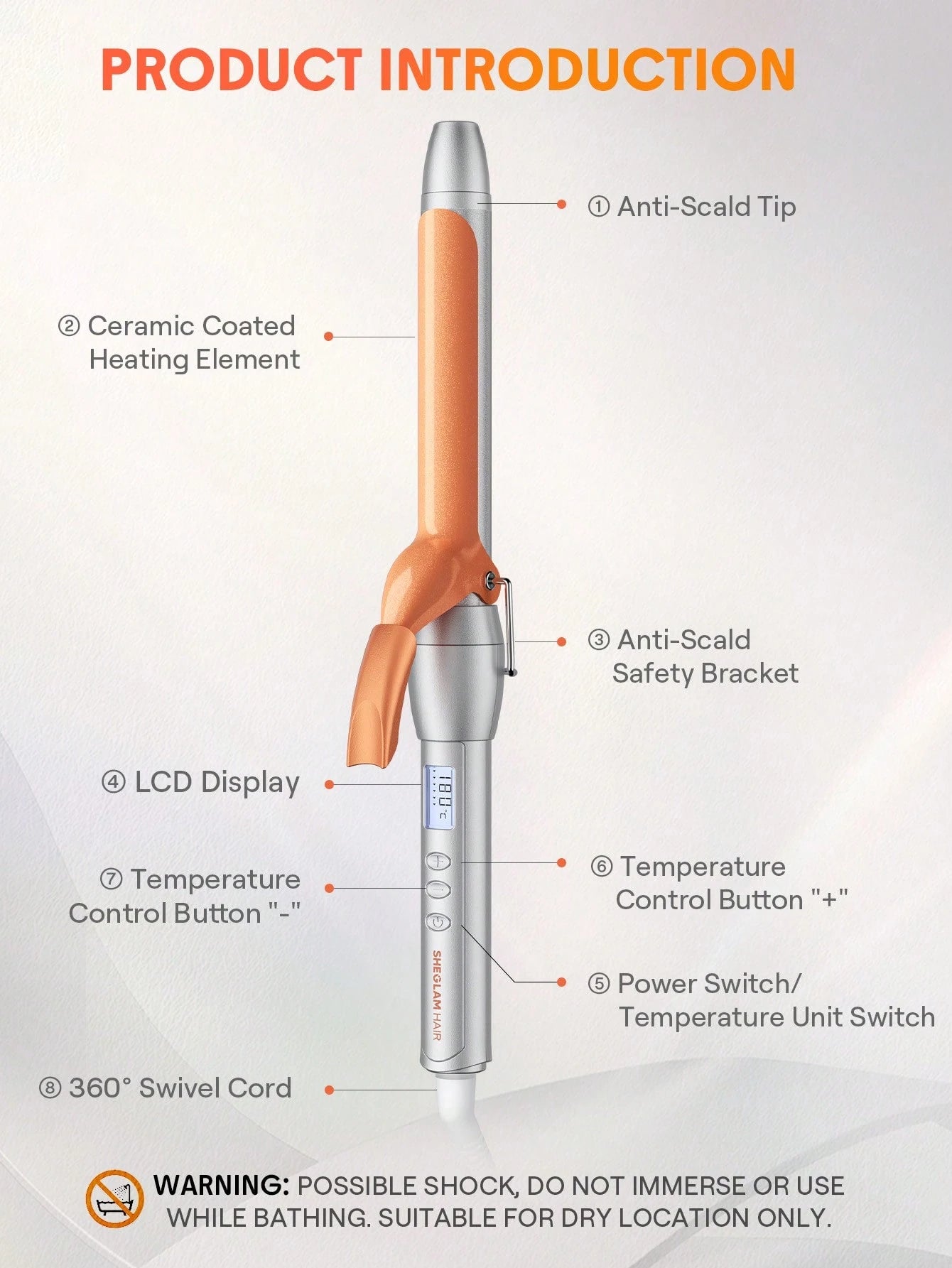 SHEGLAM HAIR It-Curl Curling Iron