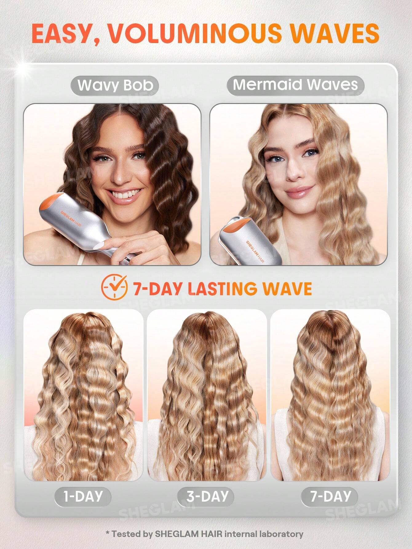 SHEGLAM beach babe hair waver 25mm