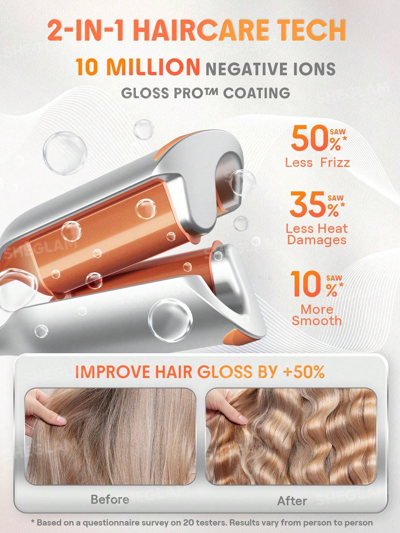 SHEGLAM beach babe hair waver 25mm