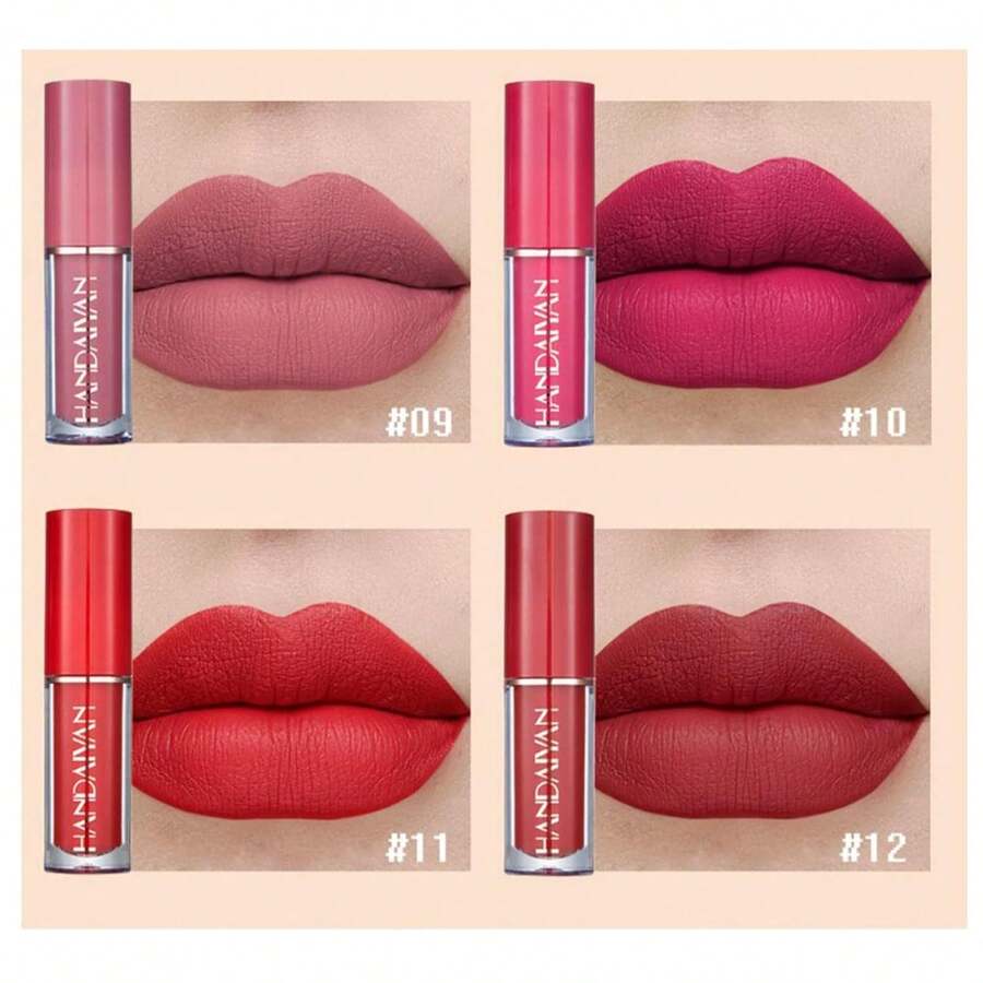 Shein Handaiyan Lip Gloss Set 12 Colors Matte