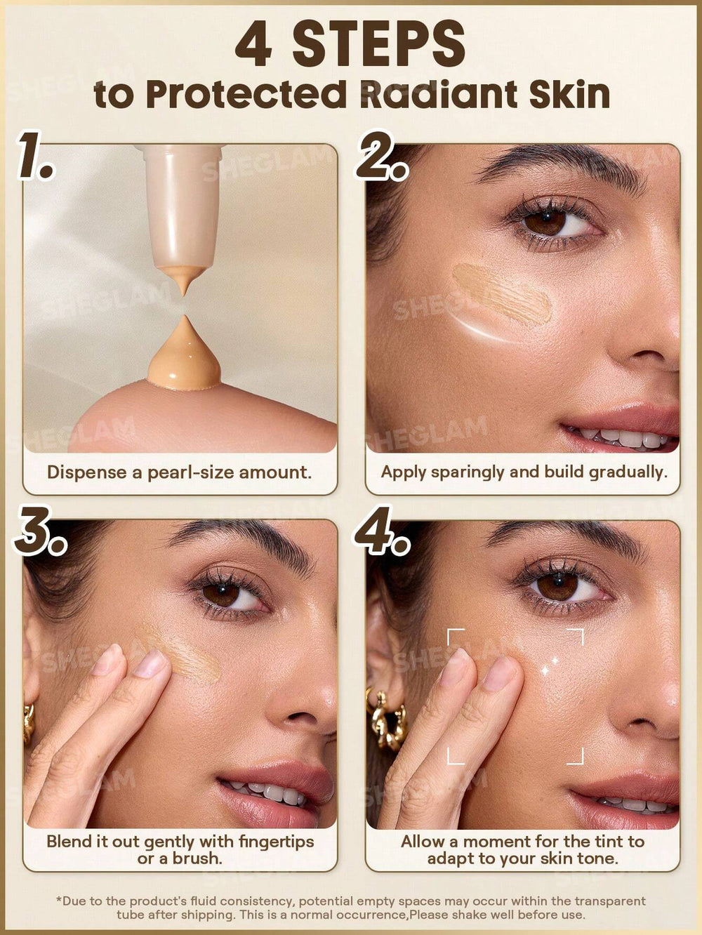 Sheglam Dew and Done Skin Tint With Spf20 Sample