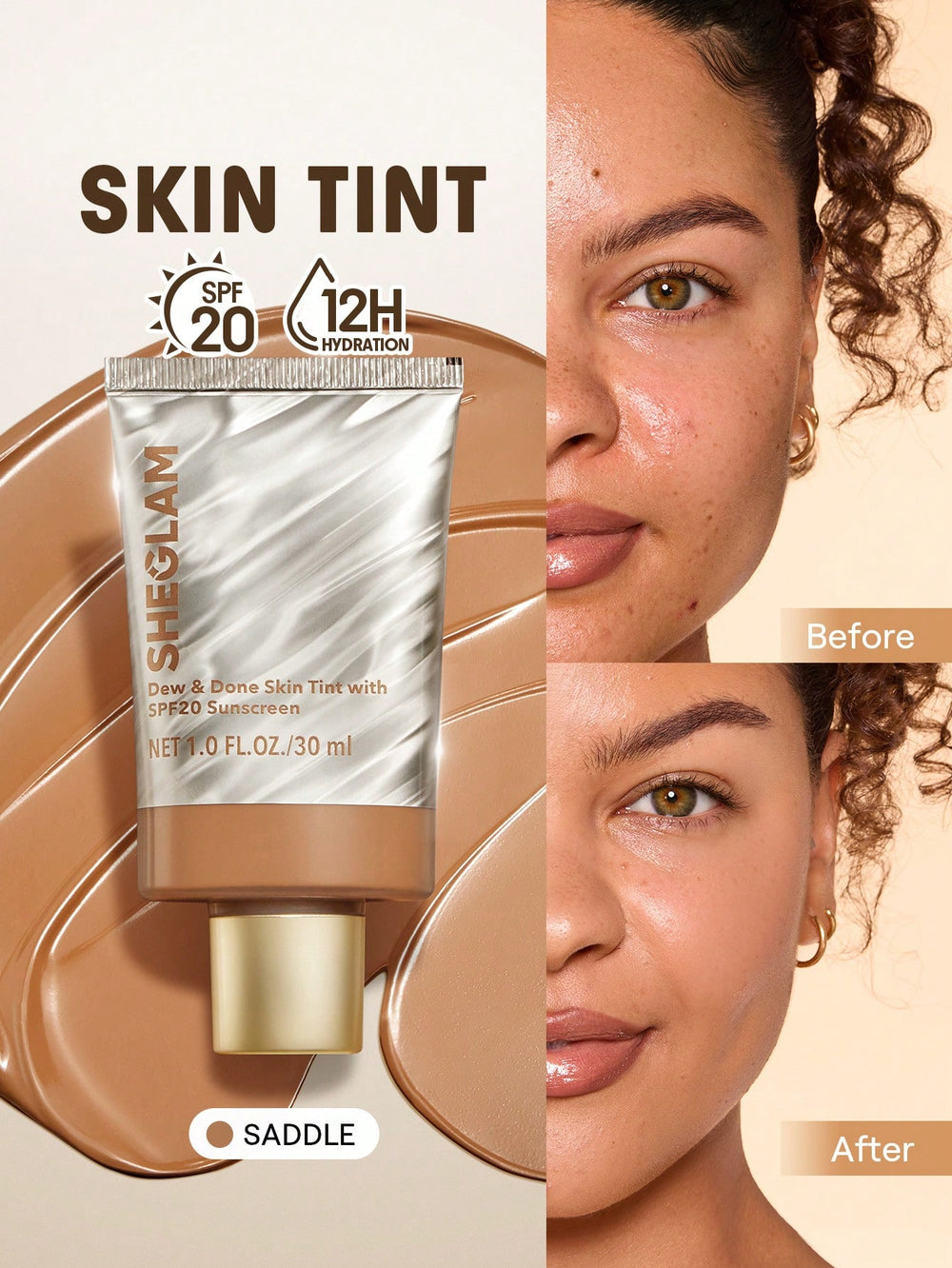 Sheglam Dew And Done Skin Tint With Spf20