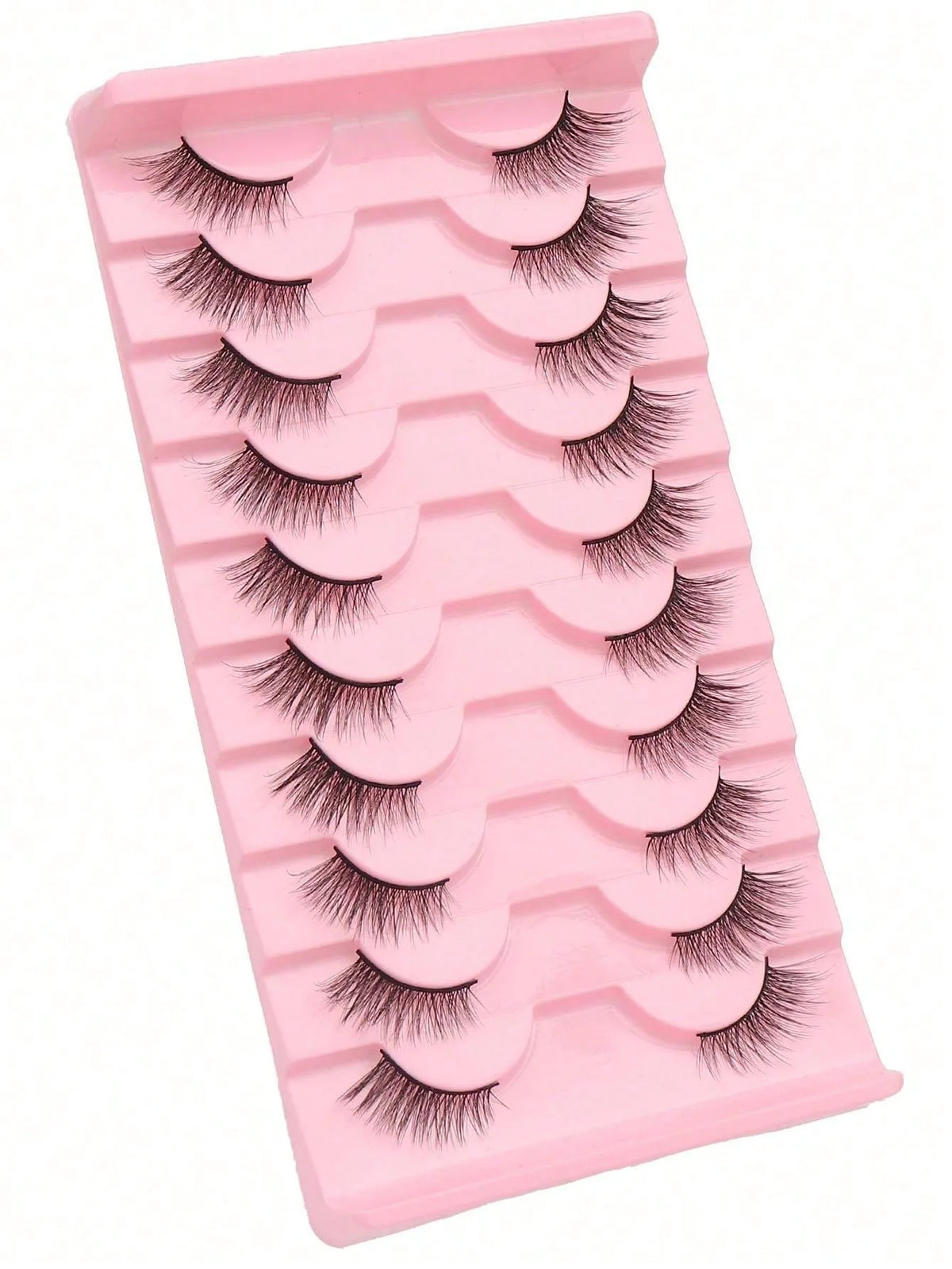 Shein 10 pairs of natural-looking crisscross cat