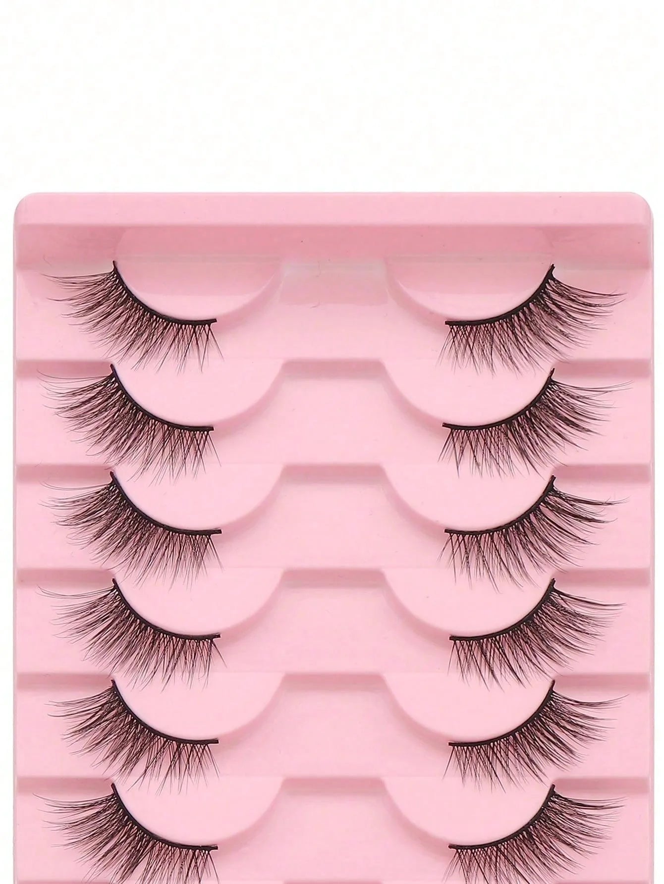 Shein 10 pairs of natural-looking crisscross cat
