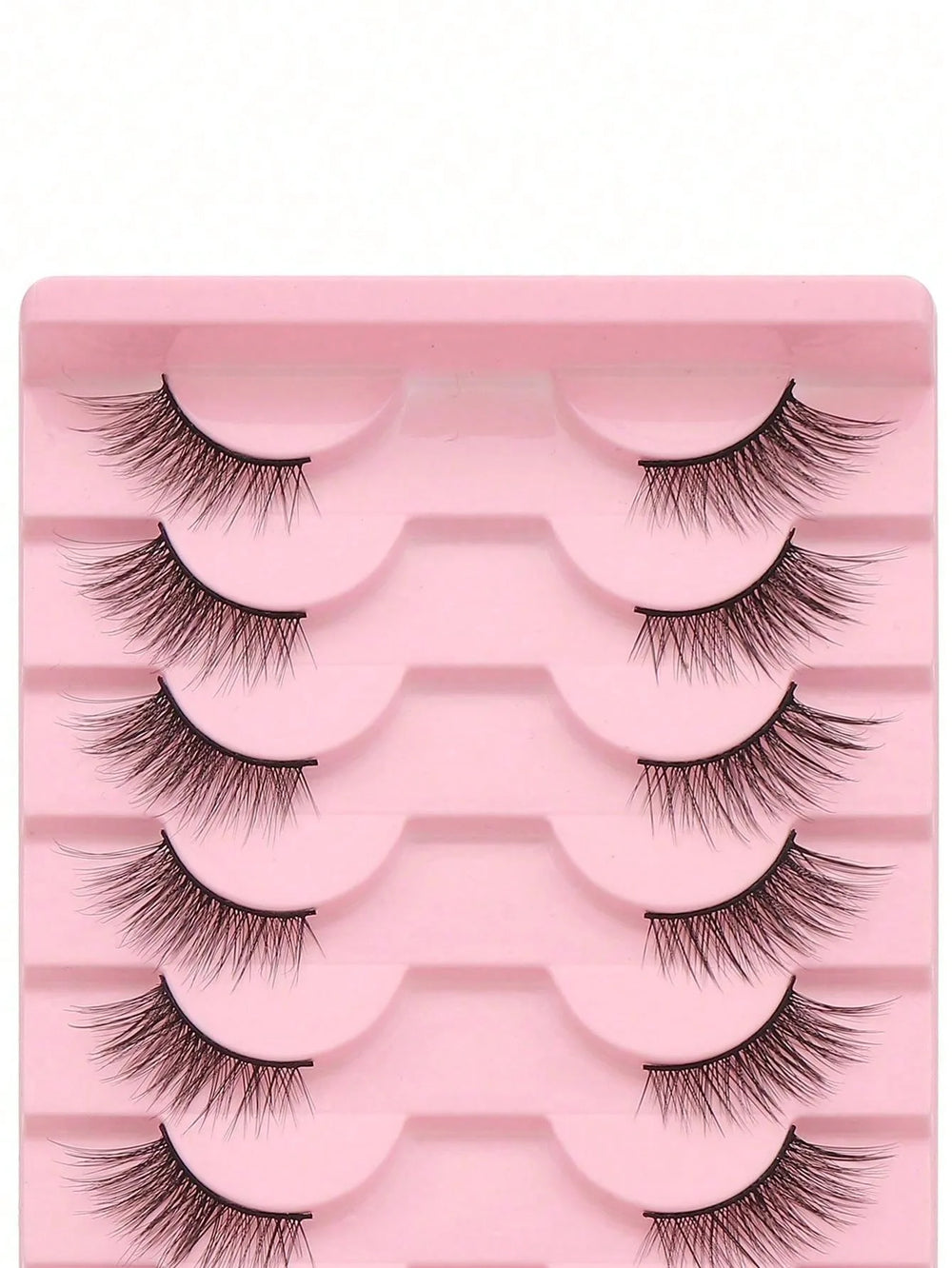 Shein 10 pairs of natural-looking crisscross cat
