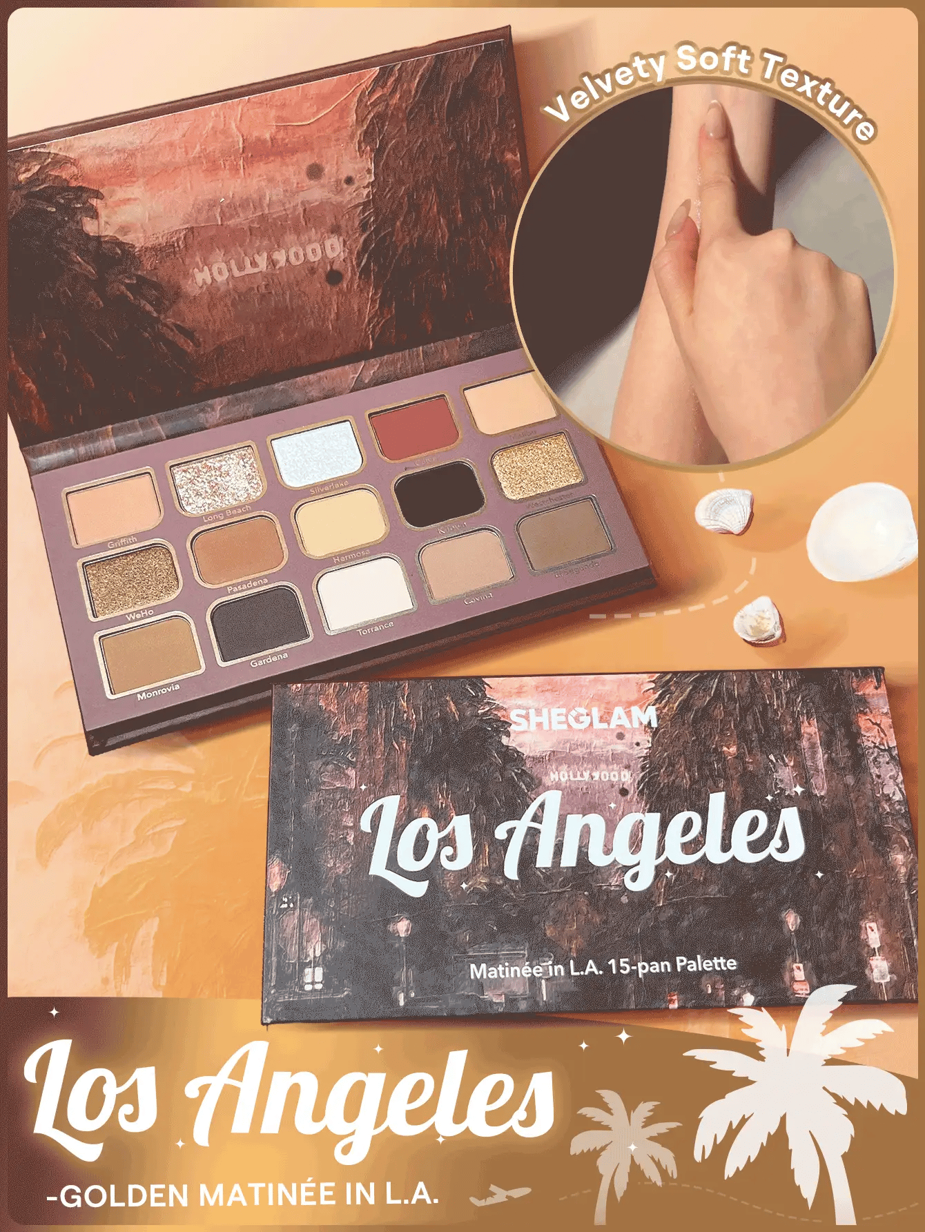 Sheglam Eyeshadow 15-pan palette
