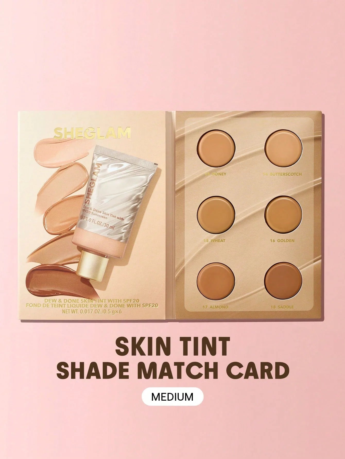 Sheglam Dew and Done Skin Tint With Spf20 Sample