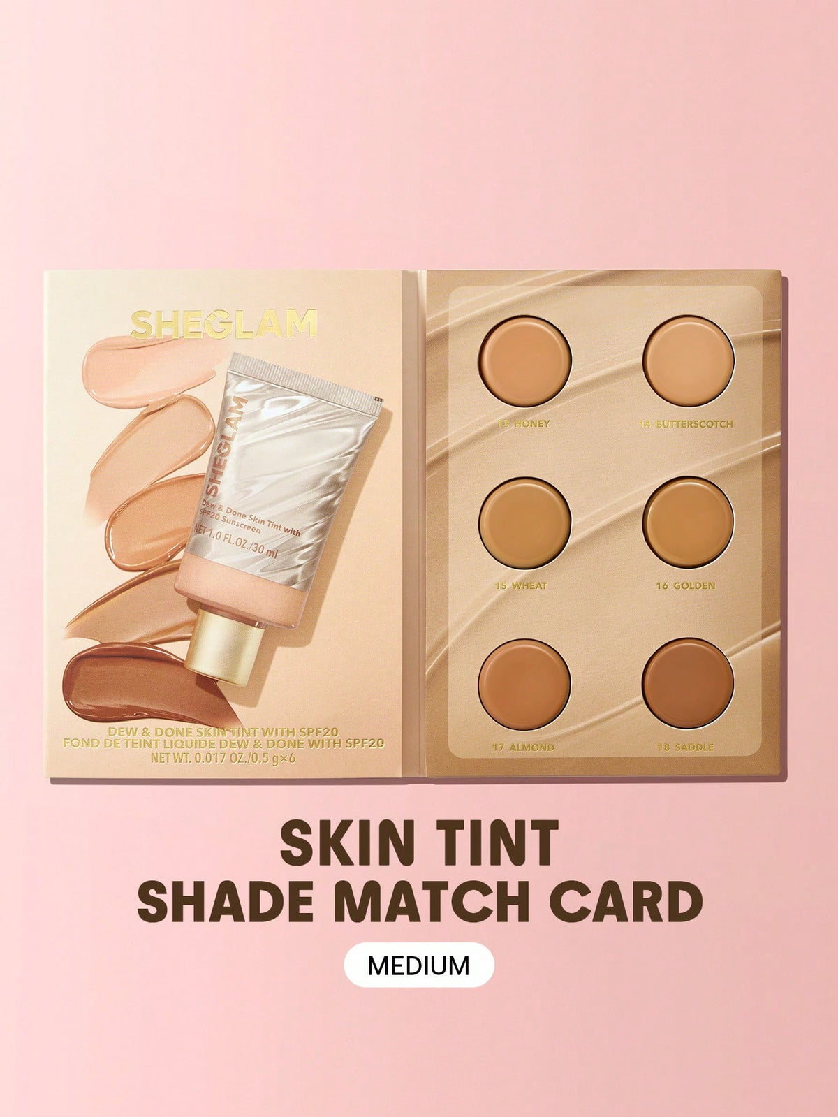 Sheglam Dew and Done Skin Tint With Spf20 Sample